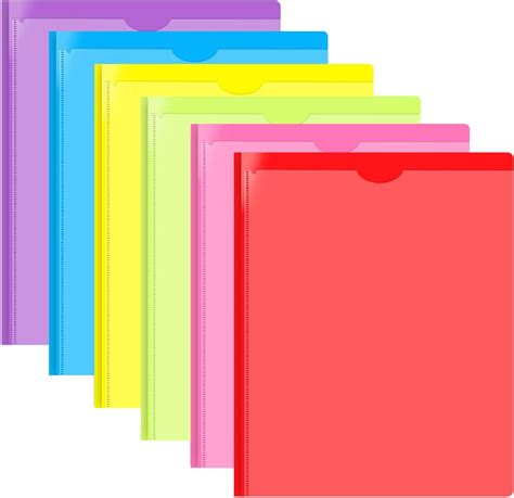 plastic folders with pockets designer.